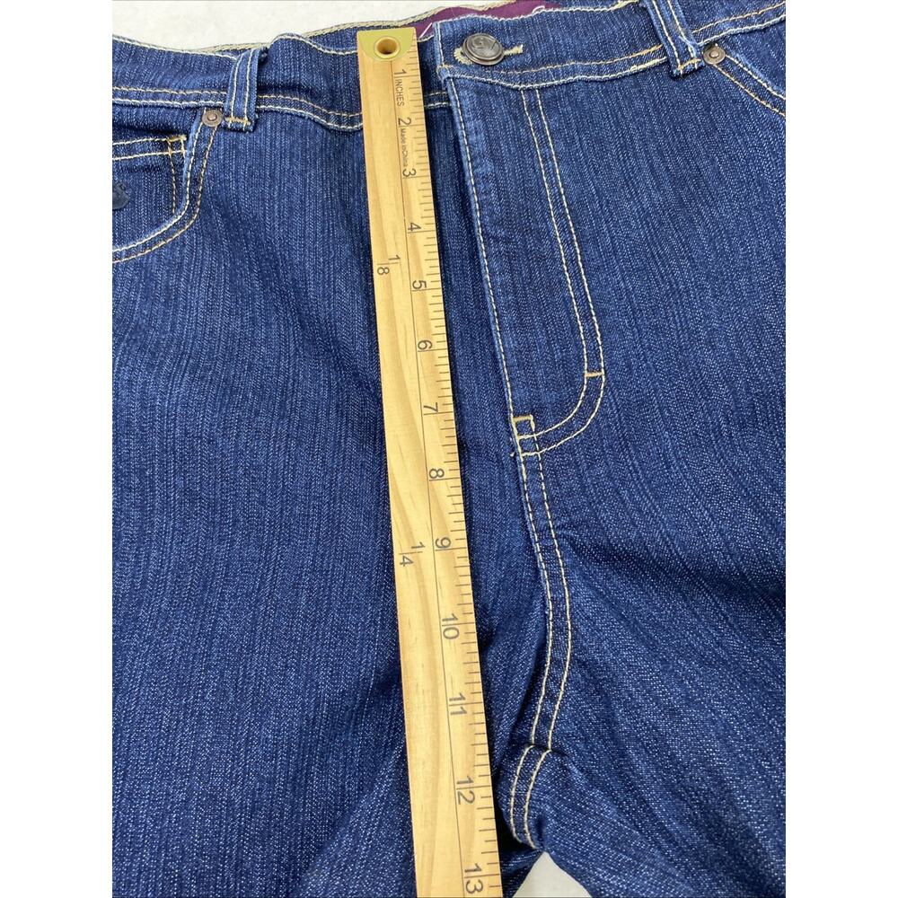 Gloria Vanderbilt Capri Shorts Womens Size 14P Dark Wash Denim‎ Jean - Picture 9 of 12